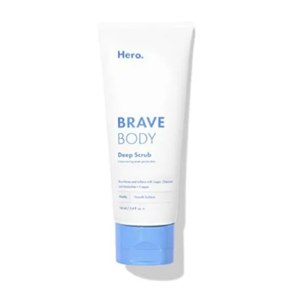 Brave Body Deep Scrub from Hero Cosmetics - Weekly Smoothing Body Scrub